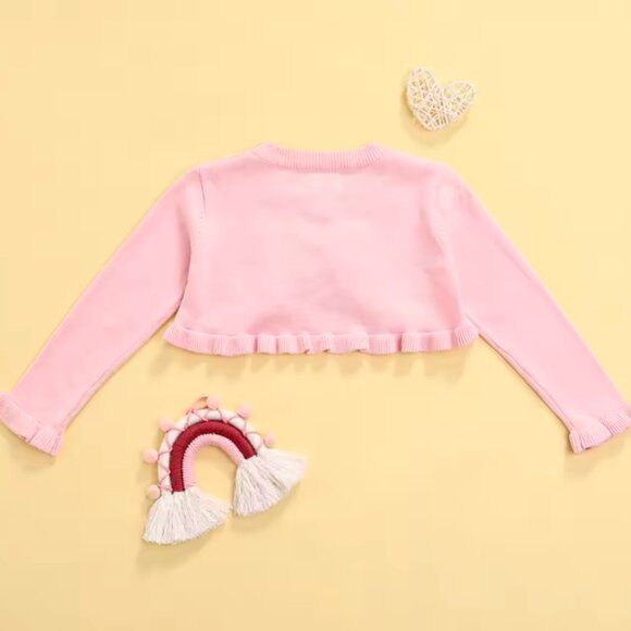 Abby Cadabby Cardigan Birthday Long Sleeve Sesame Street Top Abby Sweater - Picture 3 of 3